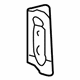 Ford 9L3Z-15250A06-A Striker Reinforcement, Passenger Side Ford 9L3Z-15250A06-A Striker Reinforcement, Passenger Side