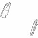 Ford AE5Z-5466892-CA Bolster, Rear Passenger Side Ford AE5Z-5466892-CA Bolster, Rear Passenger Side