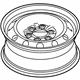 Ford 5L3Z-1015-DA Wheel Assembly