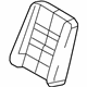Ford DE9Z-7464416-AA Seat Back Cover, Passenger Side Ford DE9Z-7464416-AA Seat Back Cover, Passenger Side